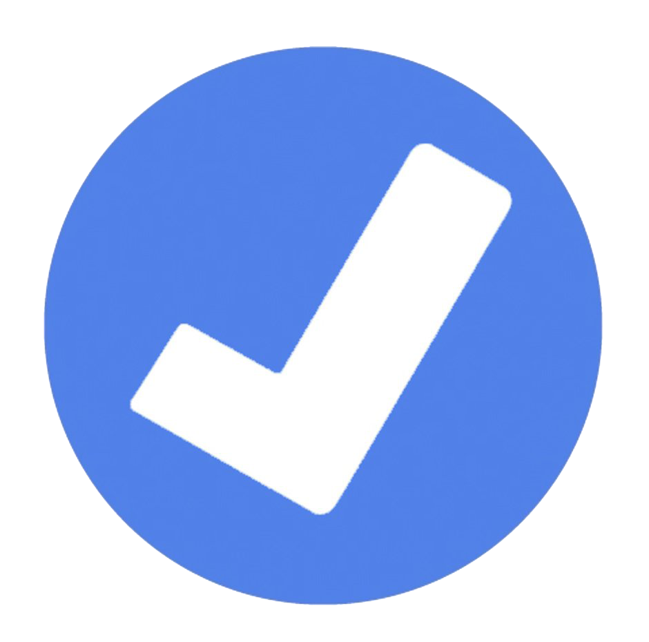 Facebook Verified Badge Png Image (gray, white)