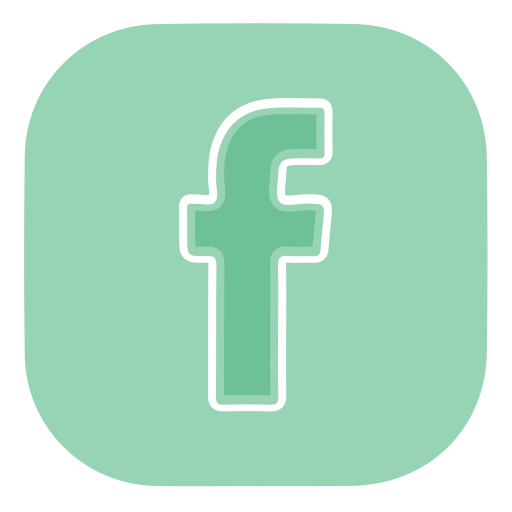 Facebook Fb Logo Mint Icon Free Png Icon Download (gray, black, white)