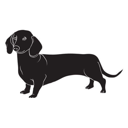 Dachshund Black Png File (black)