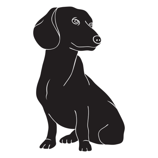 Dachshund Black Png Image Hd (black)