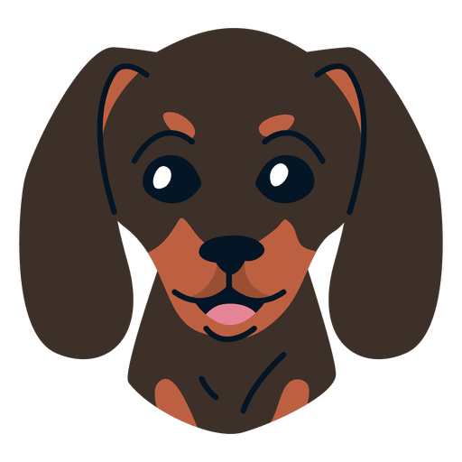 Dachshund Cute Png File (chocolate, black, gray)