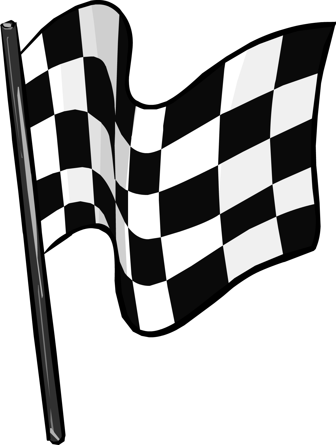 Racing Flag Free Png Image (black, lavender, white)