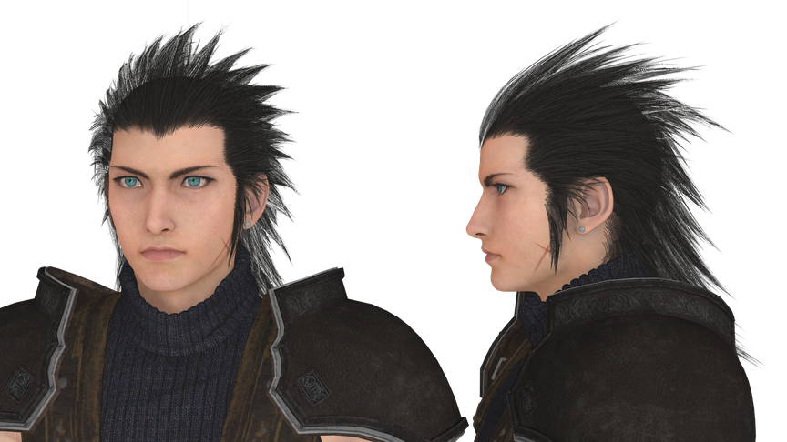 Zack Fair Png Free Download (black)