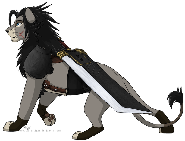 Zack Fair Png Hd (black, gray)