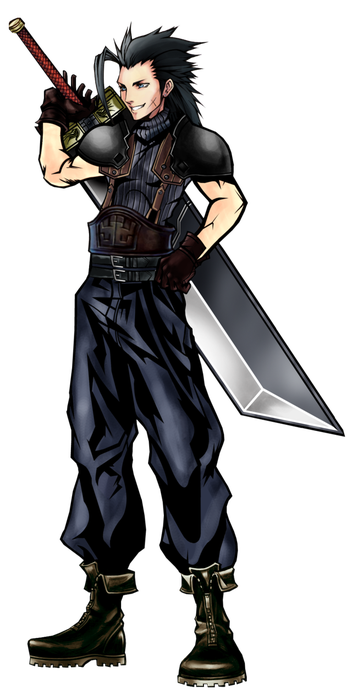 Zack Fair Png Transparent (black)