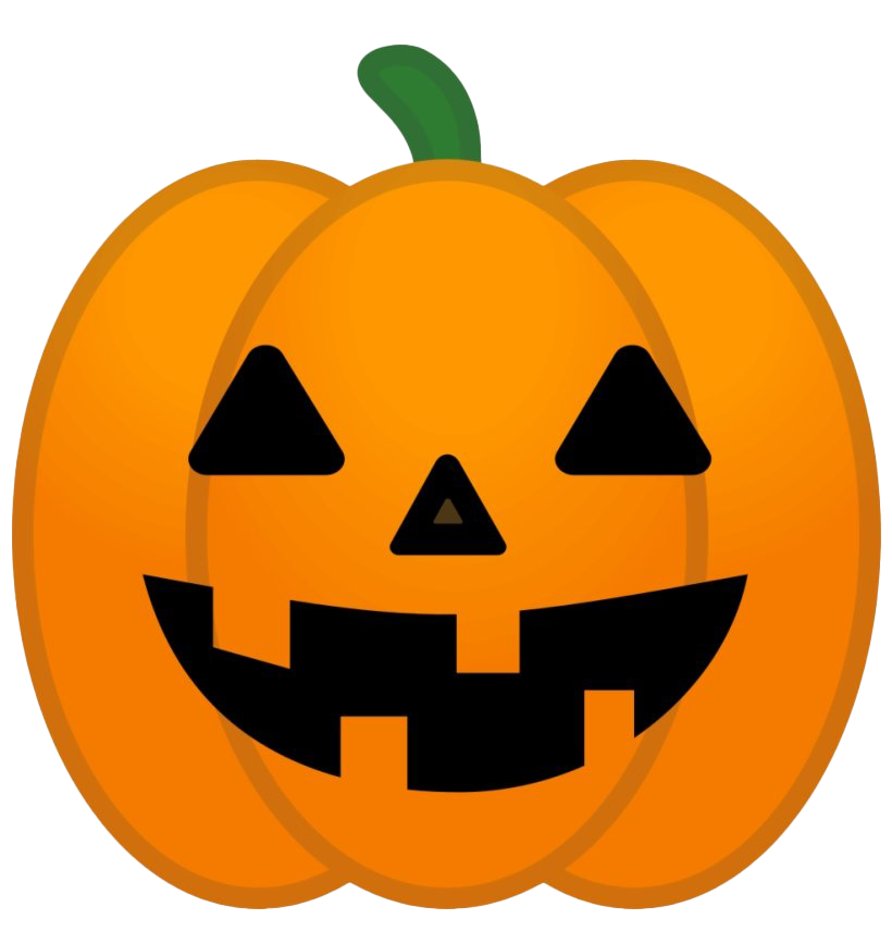 Jack O Lantern Png Pic (orange, black, white)