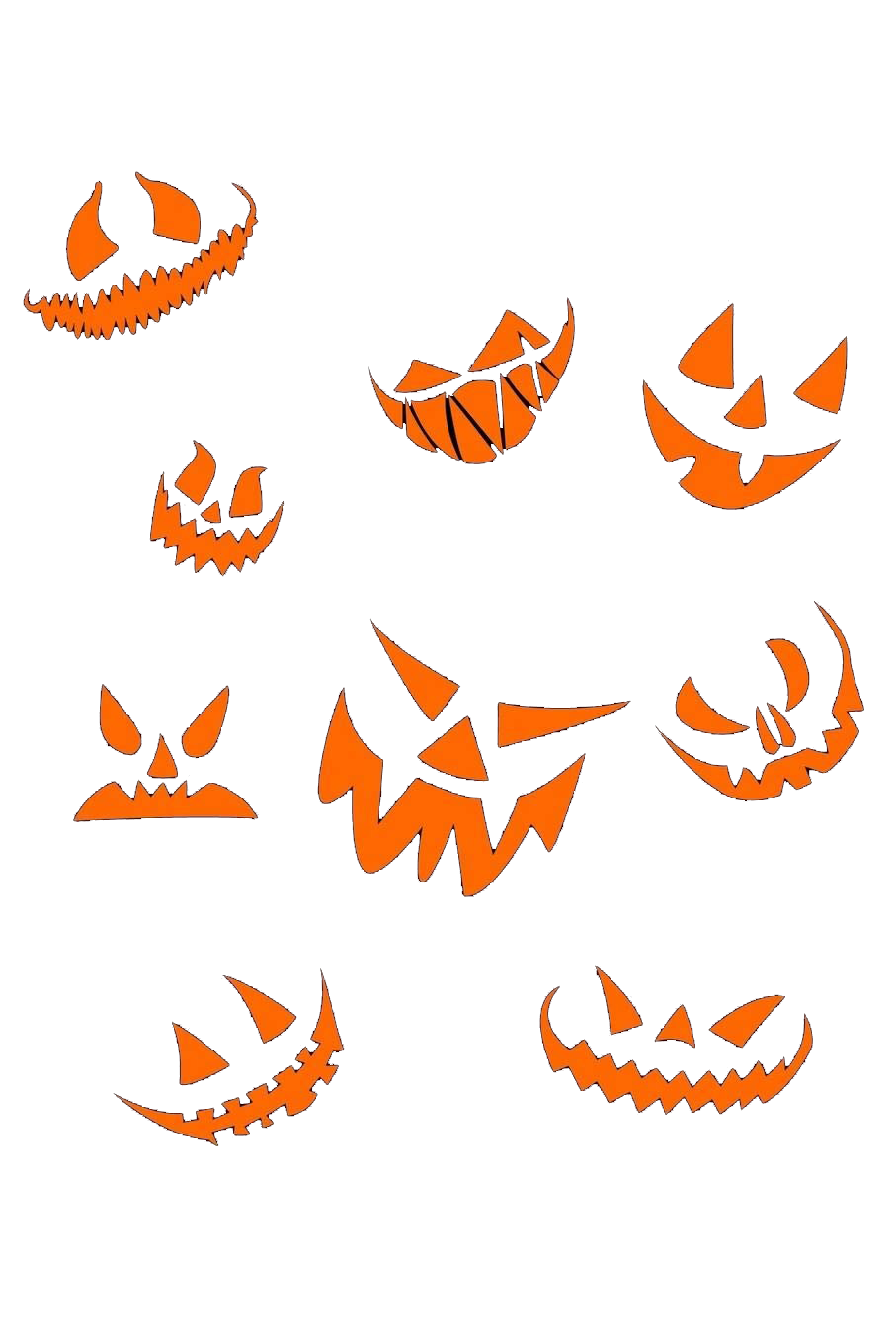 Jack O Lantern Pumpkin Png Image (chocolate, white)