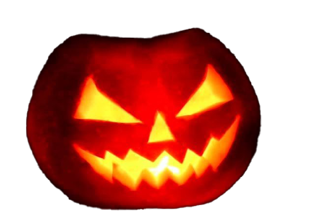 Jack O Lantern Pumpkin Png Photo (black, red, maroon, white)