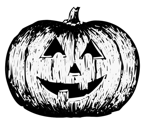 Jack O Lantern Transparent Png (lavender, black, white)