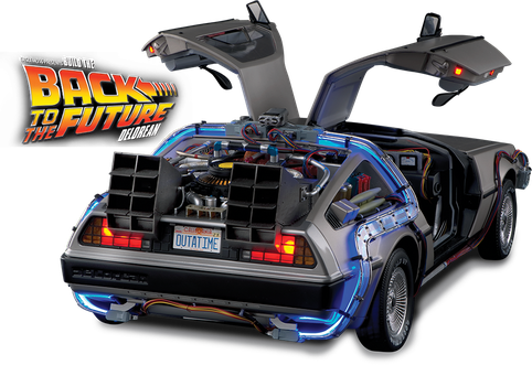 Back To The Future Png Pic (black)