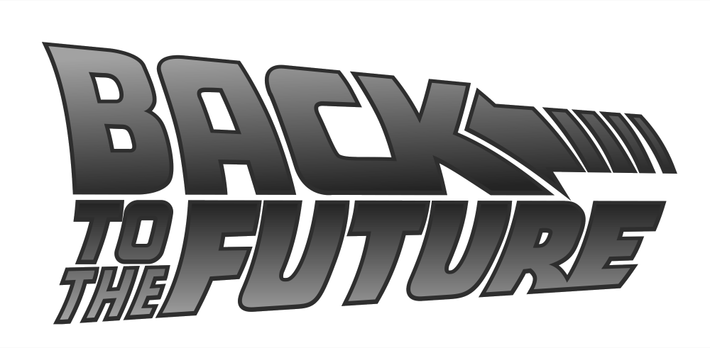 Back To The Future Transparent Png (black, indigo)