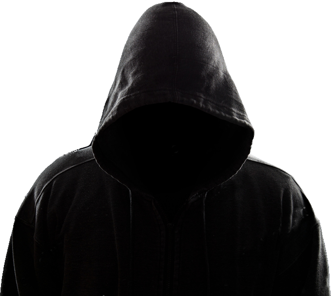 Hacker Mask Png File (black, white)