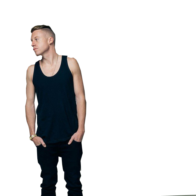 Macklemore Png File (white, silver, lavender, black)