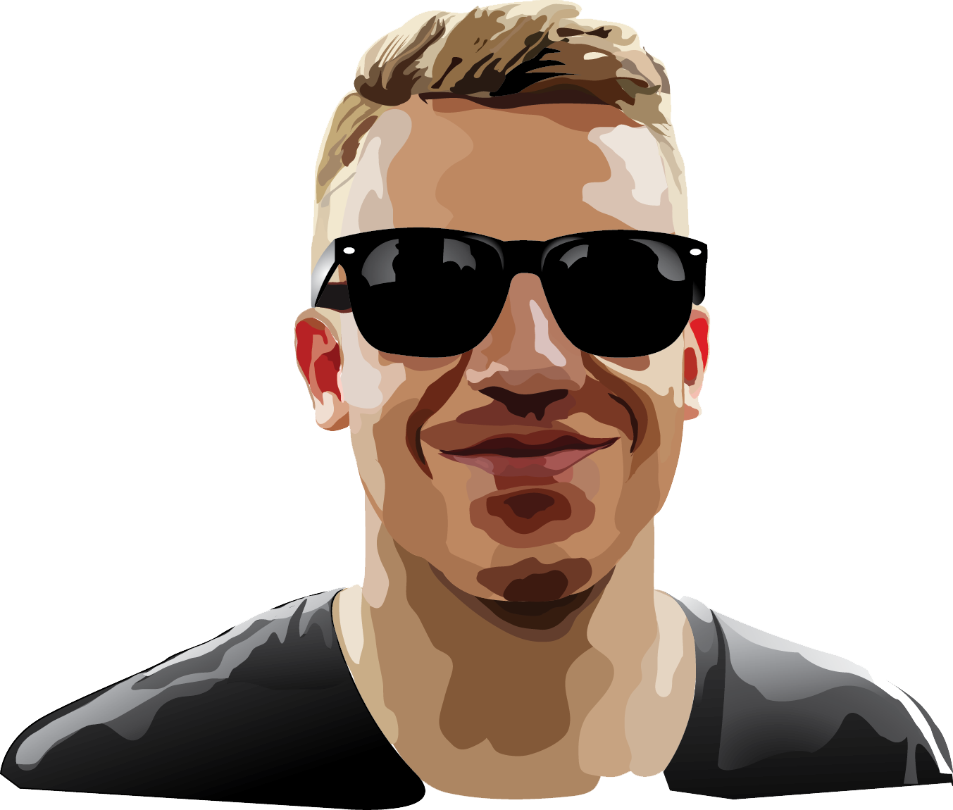 Macklemore Transparent Png (gray, olive, black, salmon, white)