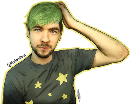 Jacksepticeye Download Png Image (gray, olive, beige, black)