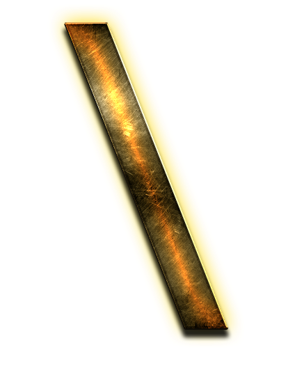 Backslash Transparent Png (black, gold)