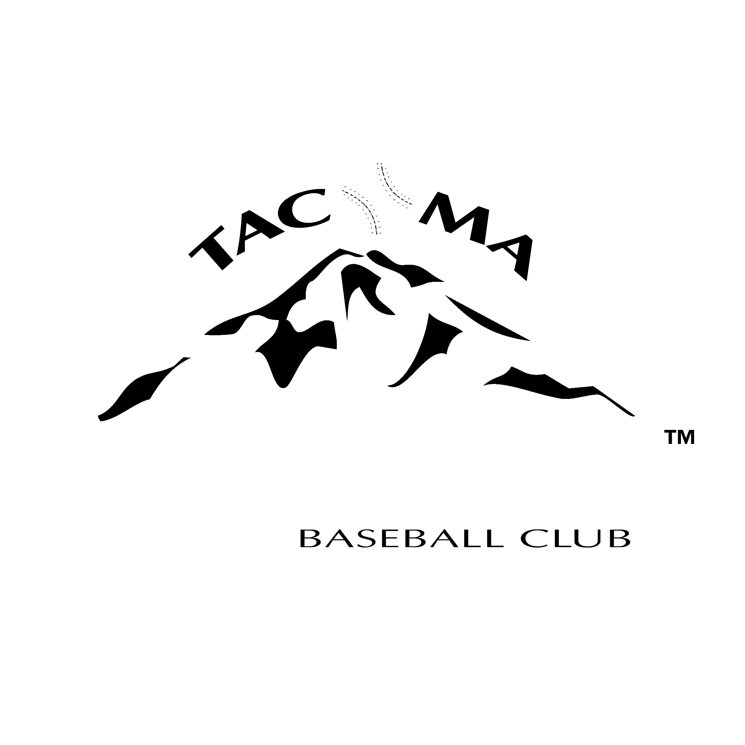 Tacoma Rainiers Png Hd (black, gray, white)