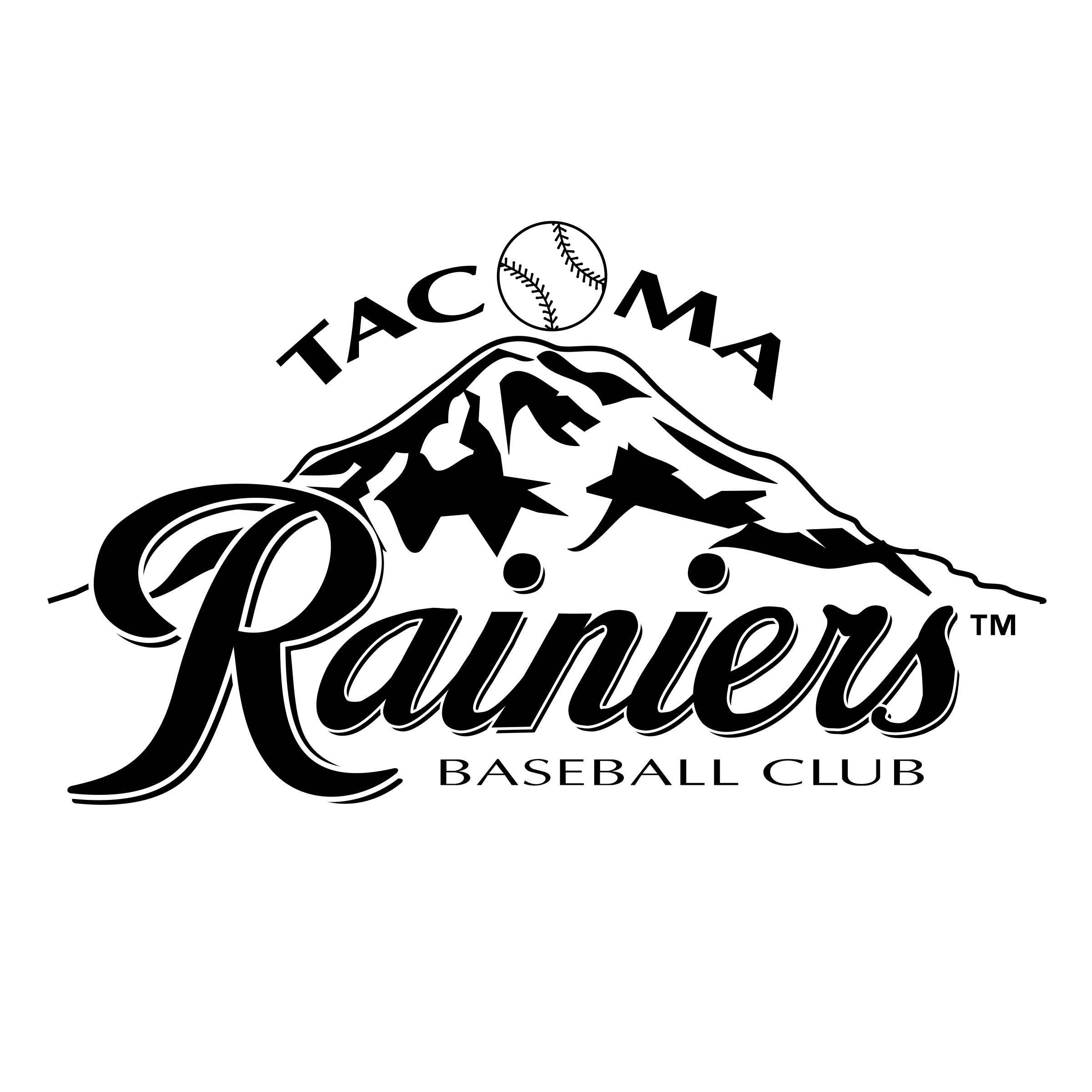 Tacoma Rainiers Png (indigo, black)