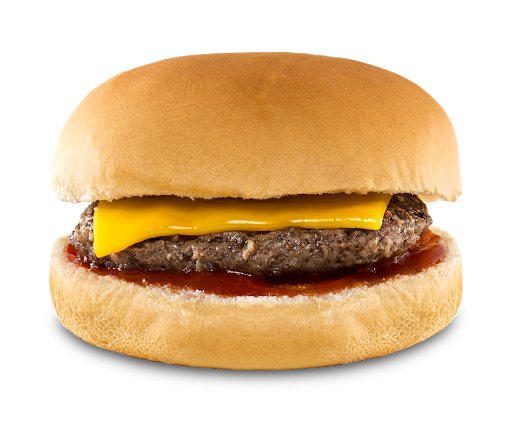 Bacon Cheese Burger Transparent Background (chocolate, black, salmon)