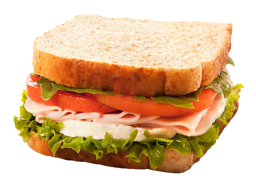 Bacon Cheese Sandwich Png File (black, beige)