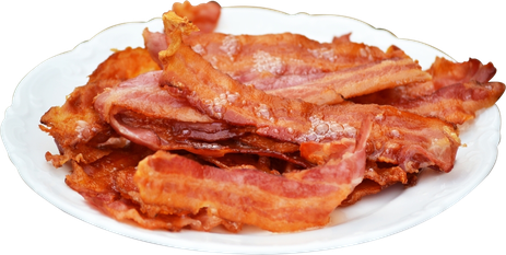 Bacon Png Clipart (white, lavender, black)