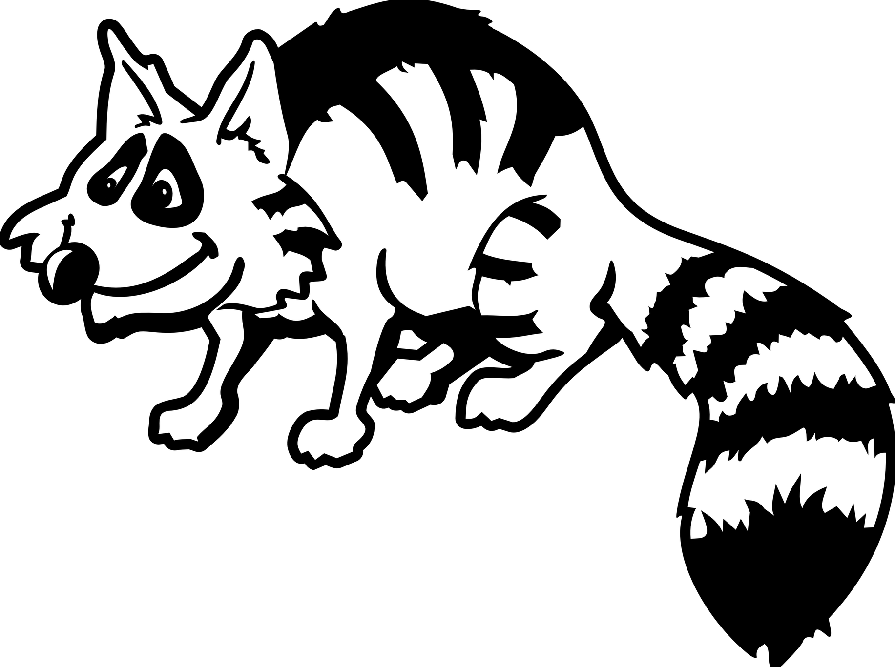 Racoon Png Isolated File (lavender, black, white)