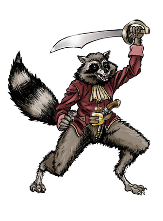 Racoon Png Transparent (gray, black)