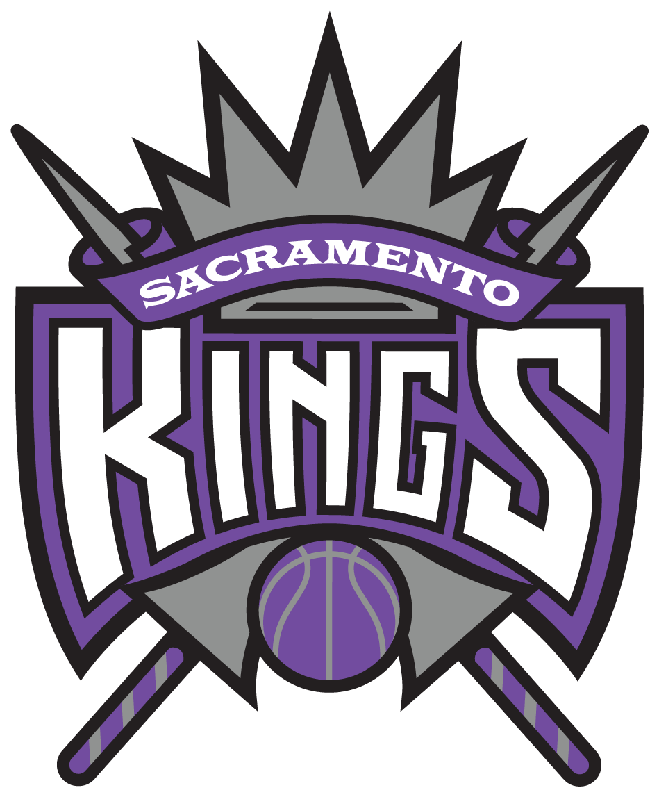 Sacramento Kings Png File (black, white, gray)