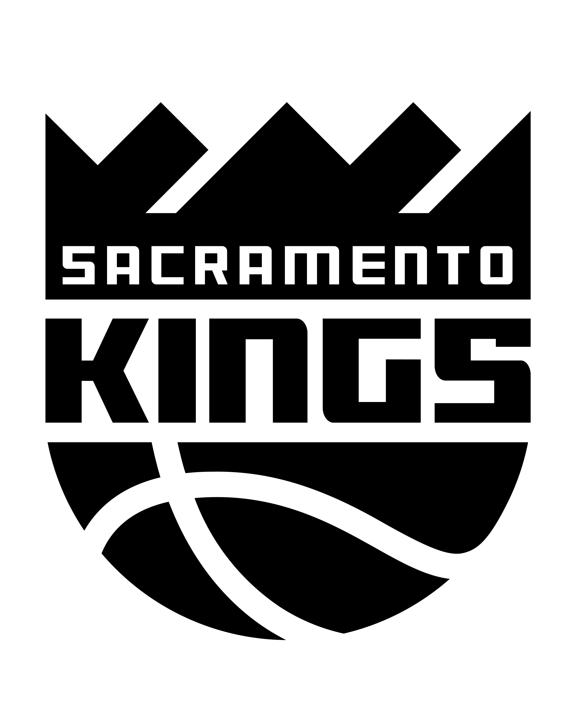 Sacramento Kings Png Image (white, black, indigo, silver, gray)