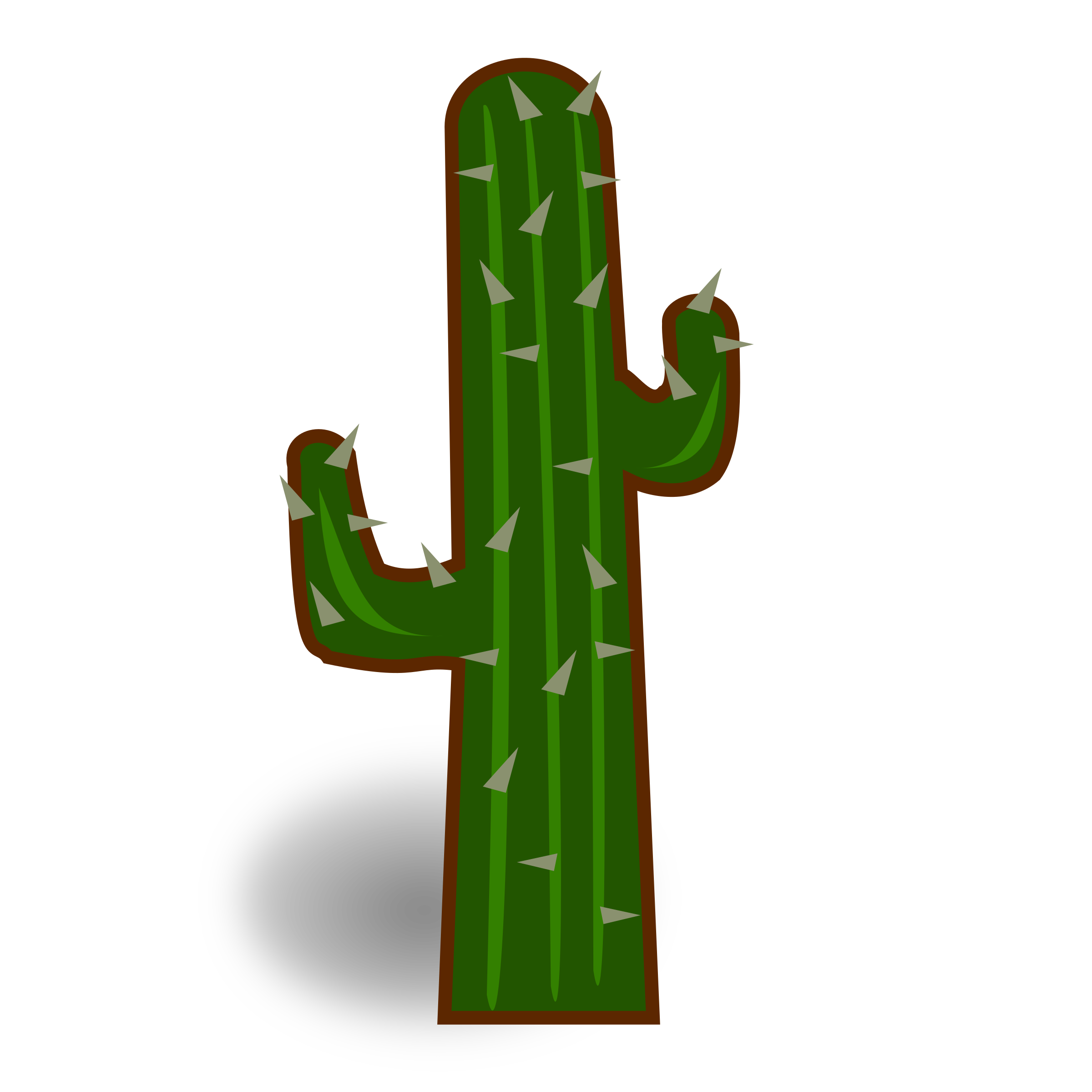 Cactus Clip Art Png (green, black)