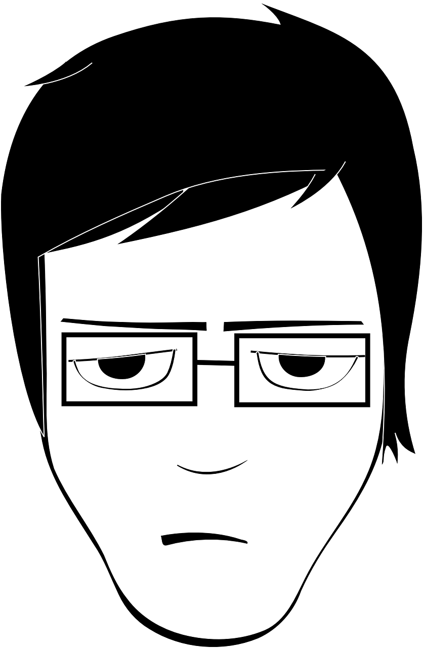 Sad Boy Png Free Image (indigo, black)