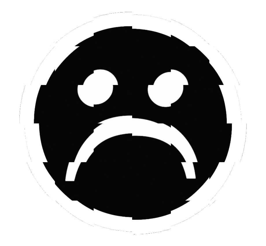 Sad Boy Transparent (black, white)