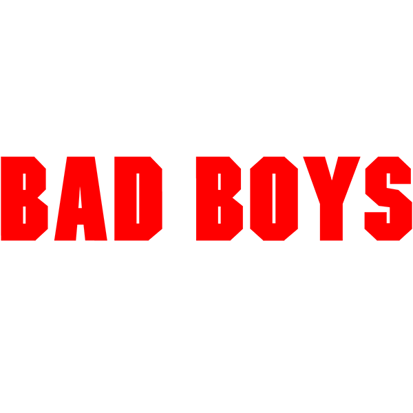 Bad Boys For Life Png (white, pink, red)