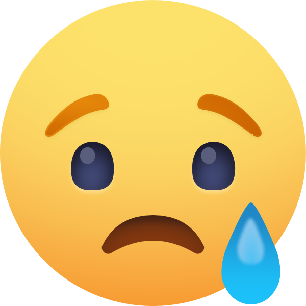 Sad Emoji Png Free Download (black, salmon)