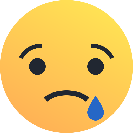 Sad Emoji Png Transparent Image (black, salmon, gold)