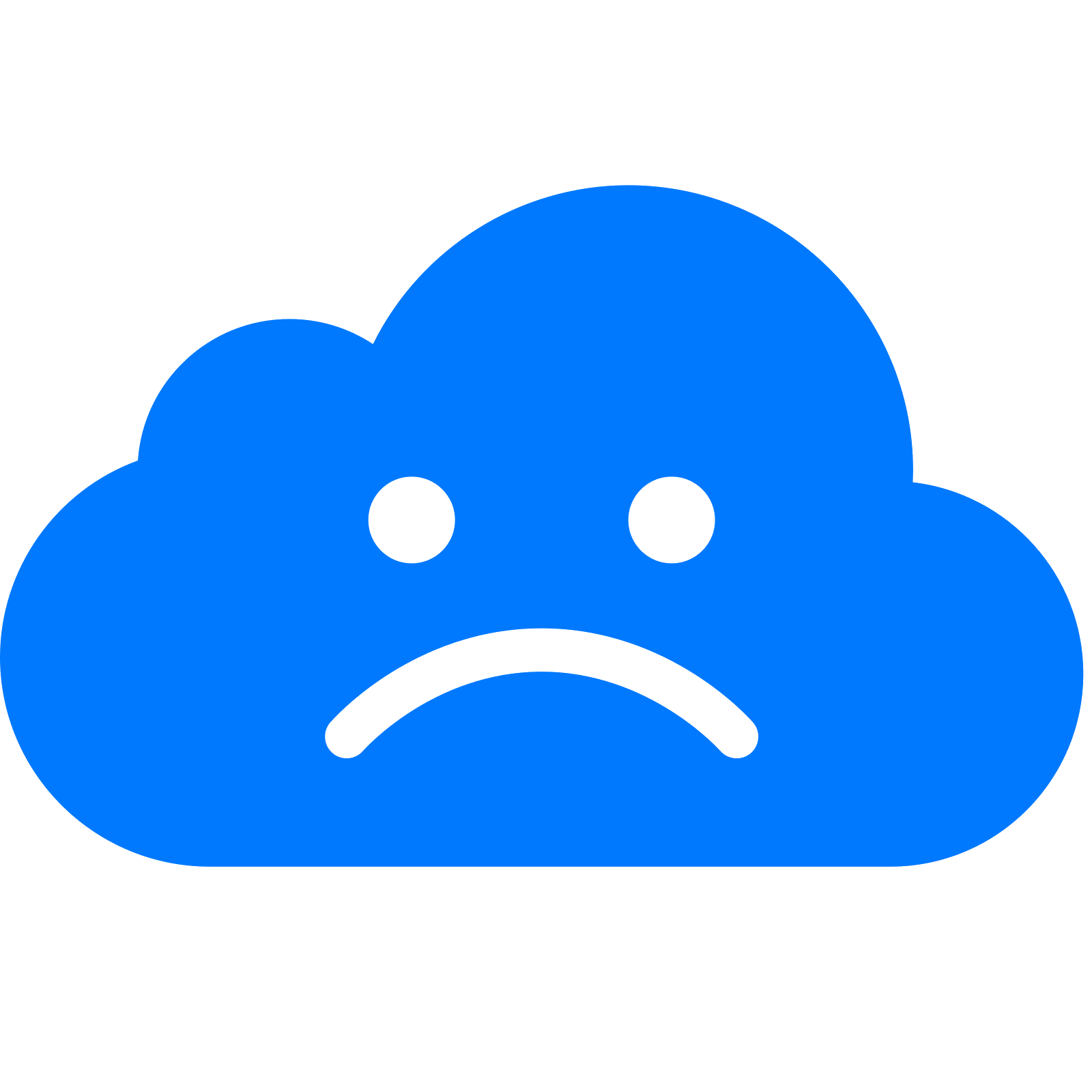 Sad Emoticon Png Free Download (black, navy, blue)