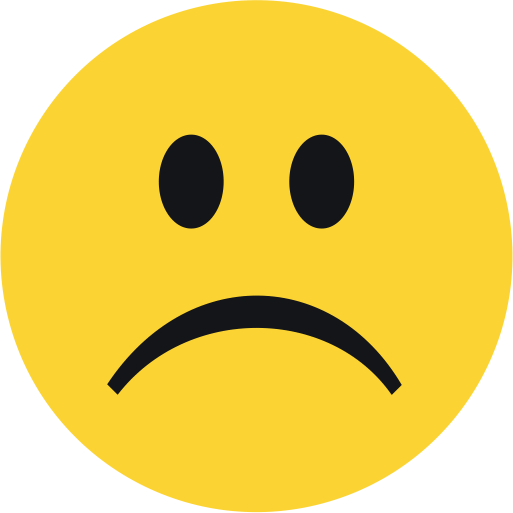 Sad Emoticon Png Transparent Image (black, gold)