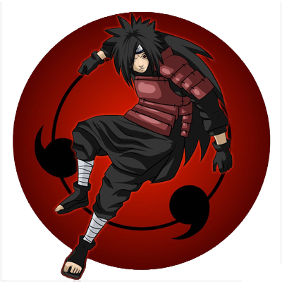 Madara Png Transparent Picture (black, maroon)