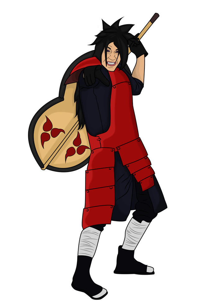 Madara Png Transparent (black, maroon)