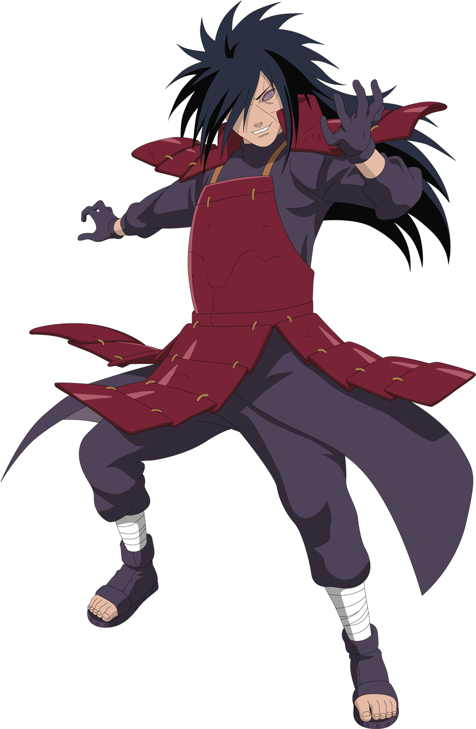 Madara Transparent Background (black, maroon, indigo)