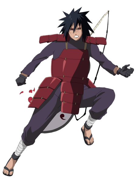 Madara Uchiha Png Image (black, maroon, indigo)