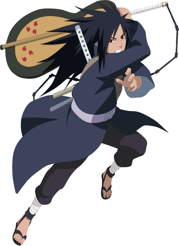 Madara Uchiha Png Photo (indigo, black, salmon)