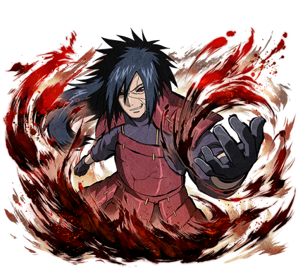 Madara Uchiha Png Transparent (black)