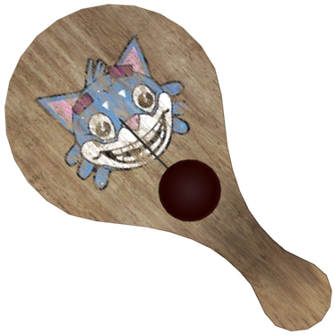 Paddle Ball Png (white, gray, black)