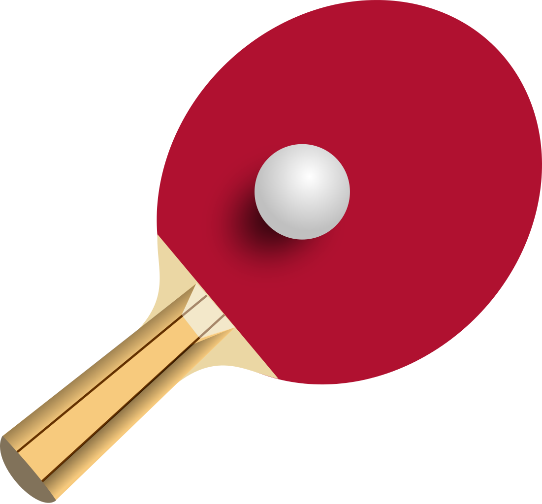 Paddle Ball Transparent Png (maroon, pink, black, salmon)