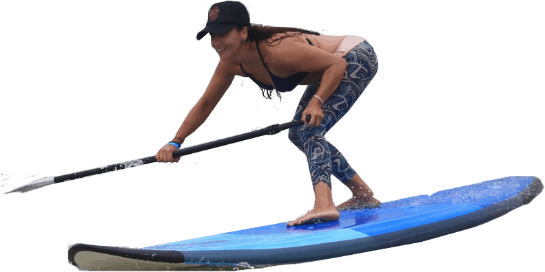 Paddle Boarding Png File (black)