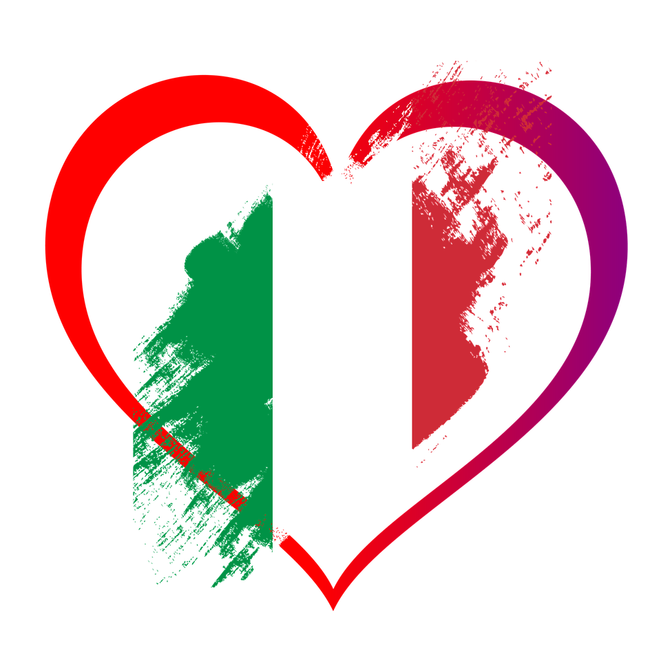 Made In Italy Png File (red, chocolate, black, teal, white)