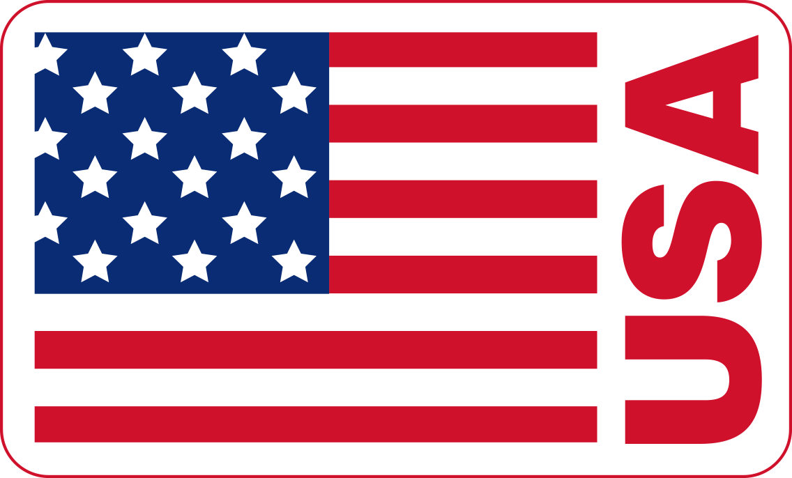 Made In U.S.A Transparent Background (red, pink, chocolate, white, navy)