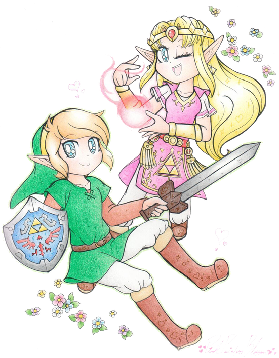 Cadence Of Hyrule Png Transparent Picture (white, black)