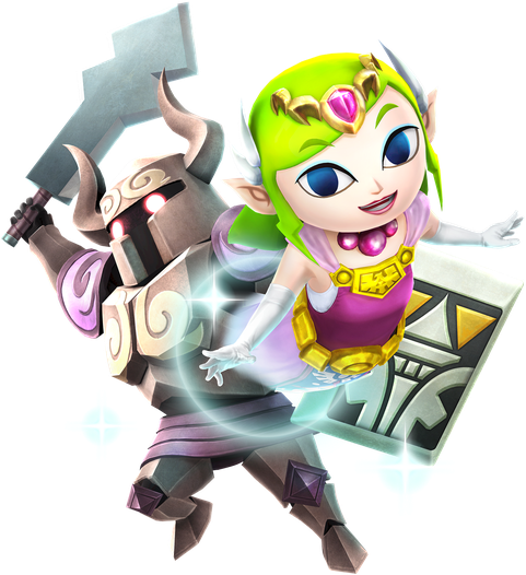 Cadence Of Hyrule Png Transparent Image (white, black)